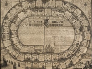 Nouveau Jeu de la Marine Dédié à Monsieur les Marquis du Quesne, 1719