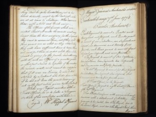 Headquarters orderly book, Coxheath Camp, Maidstone, England, June-August 1778