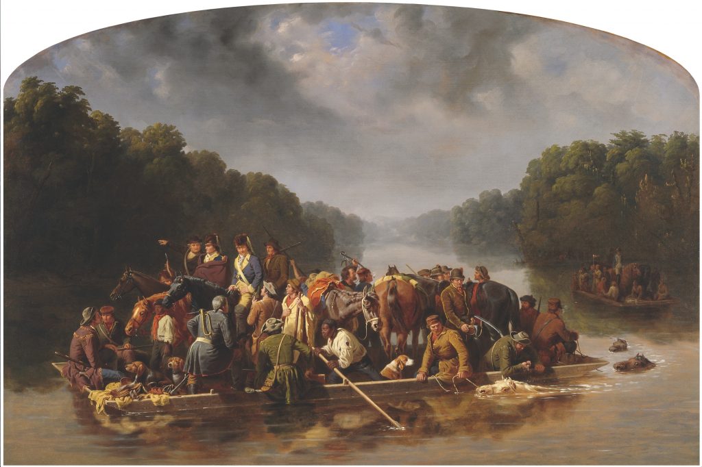 Ten Great Paintings Of The American Revolution The American   Ranney Marion Crossing The Pedee Amon Carter Museum 1024x682 