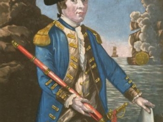 Capt. John Paul Jones. Commander of a Squadron of Ships in the Service of France and America. (London: Printed for R. Sayer and J. Bennett, 7 February 1780). National Maritime Museum, Greenwich.