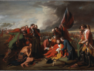 5 The Death of General Wolfe by Benjamin West