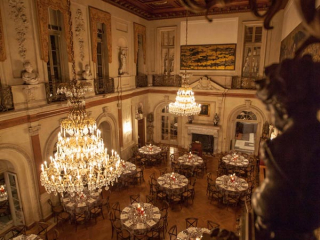 <h2>Dinner setup in the Ballroom</h2>Photo by Philip Gerlach.