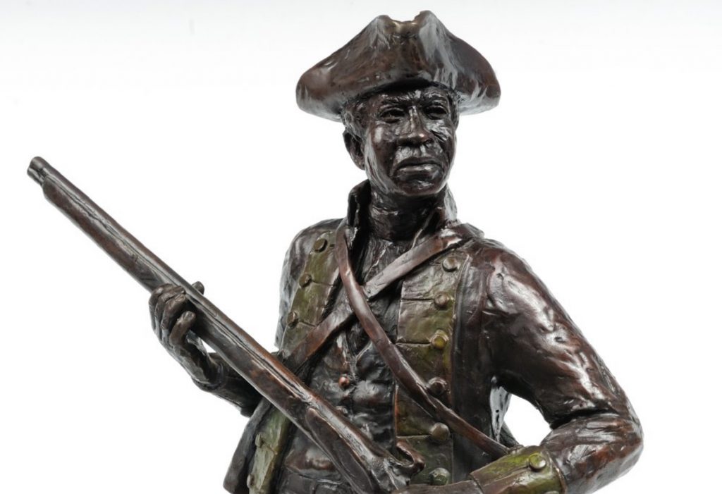 Black Patriots Memorial Preliminary Figure, Ed Dwight, ca. 1993, 1900x1300