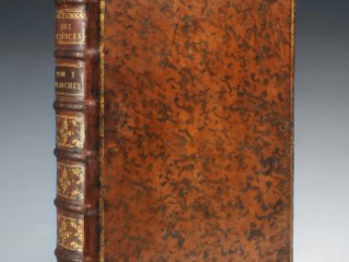 Diderot's Encyclopédie in leather binding