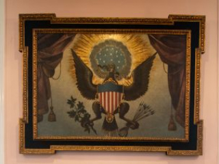 Great Seal painting, ca. 1785, St. Paul's Chapel, Trinity Church, New York City