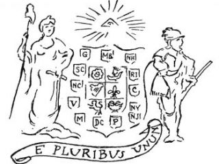 Pierre Eugene du Simitiere, design for the Great Seal, 1776 , National Archives