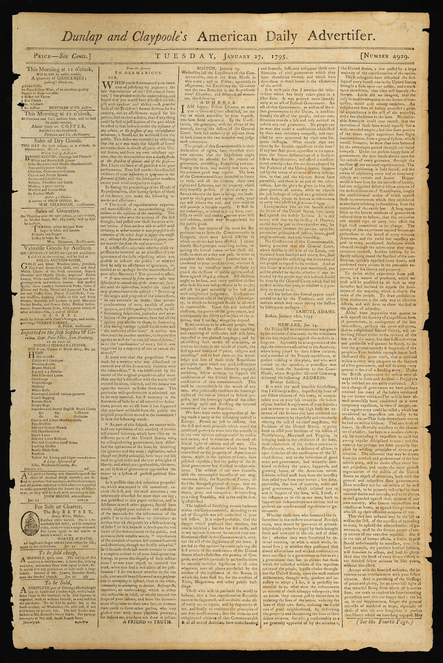 Newspapers - The American Revolution Institute