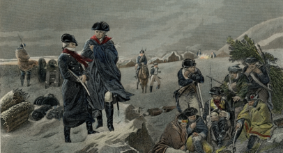 revolutionary war battle painting